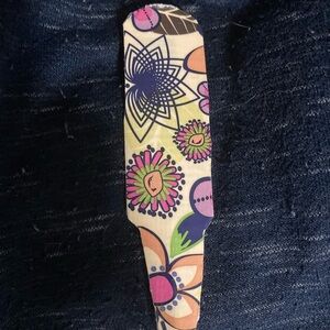 Floral Patterned Upcycled Bookmark